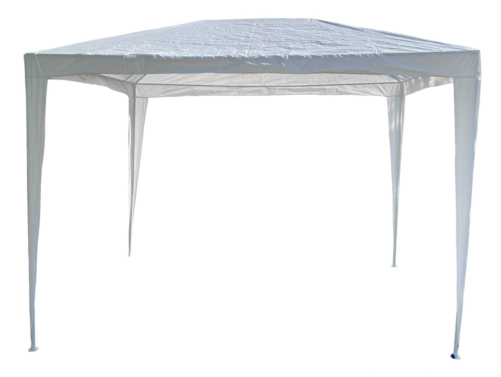 Gazebo 2x3 Metri Bianco con Telo in PE 105 gr/mq da Giardino