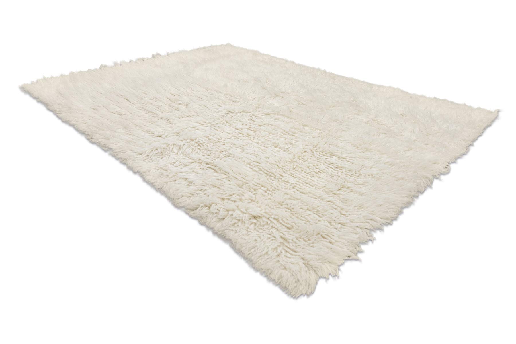 rugsx Tapis Flokati en Laine de Grèce - Tapis Doux à Poils Longs pour Salon, Chambre et Enfant, Aussi comme Plaid ou Couvre-lit, Blanc 240x340 cm