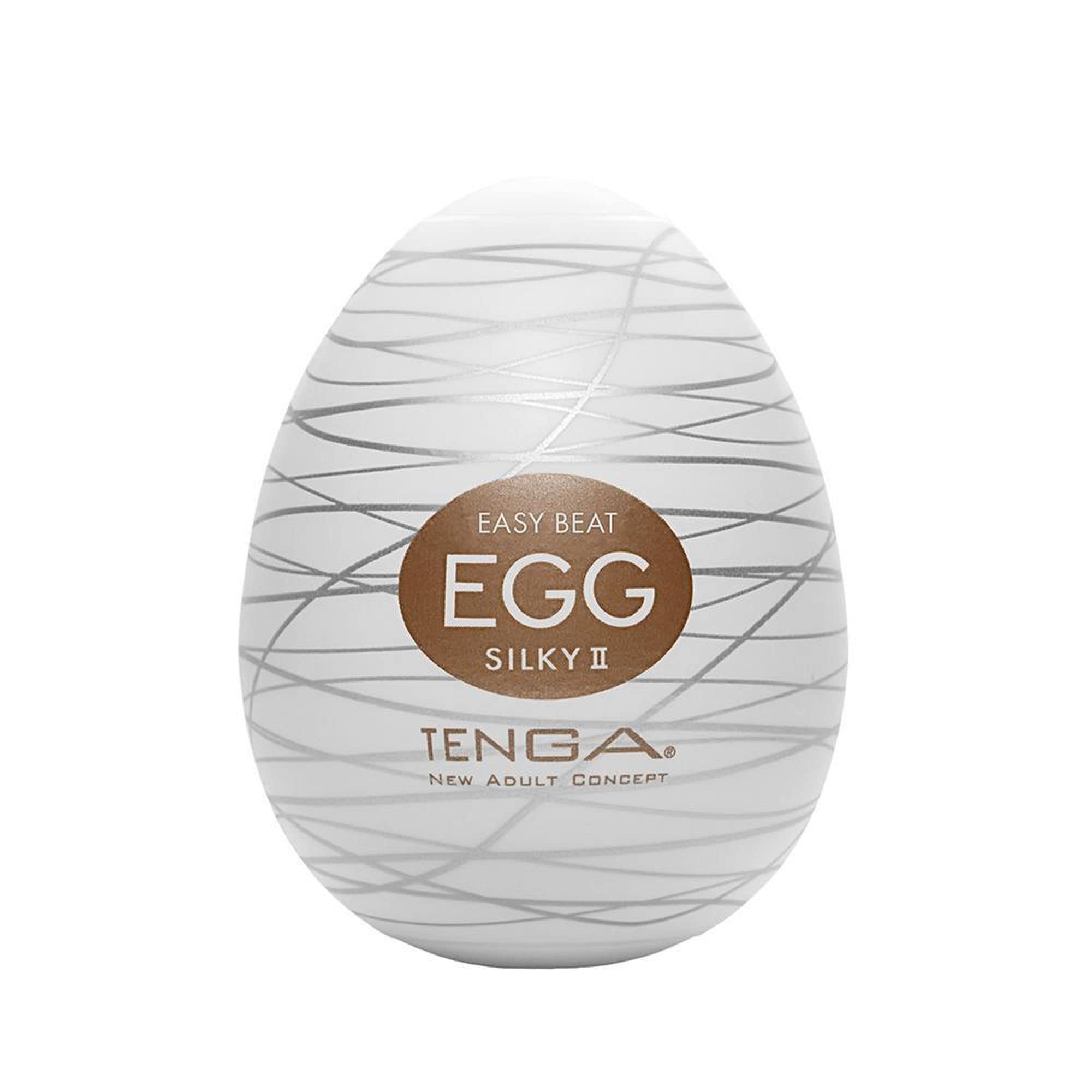 TENGAEgg Silky II Masturbator White One Size