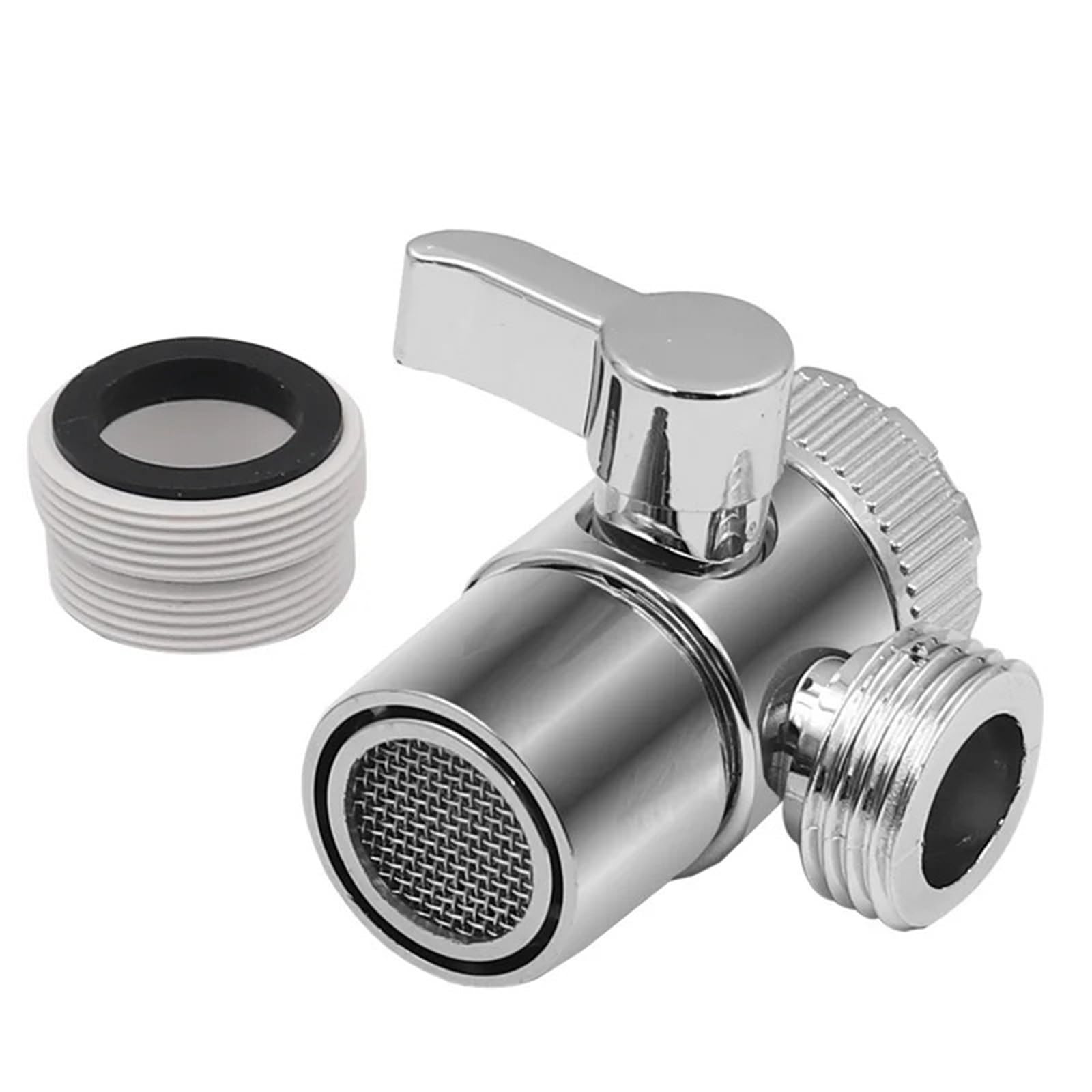 M22/M24 Interruttore Rubinetto Adattatore Lavello Splitter Deviatore Valvola Acqua di Rubinetto Connettore for WC Bidet Doccia Bagno Cucina (Color : Plastic)