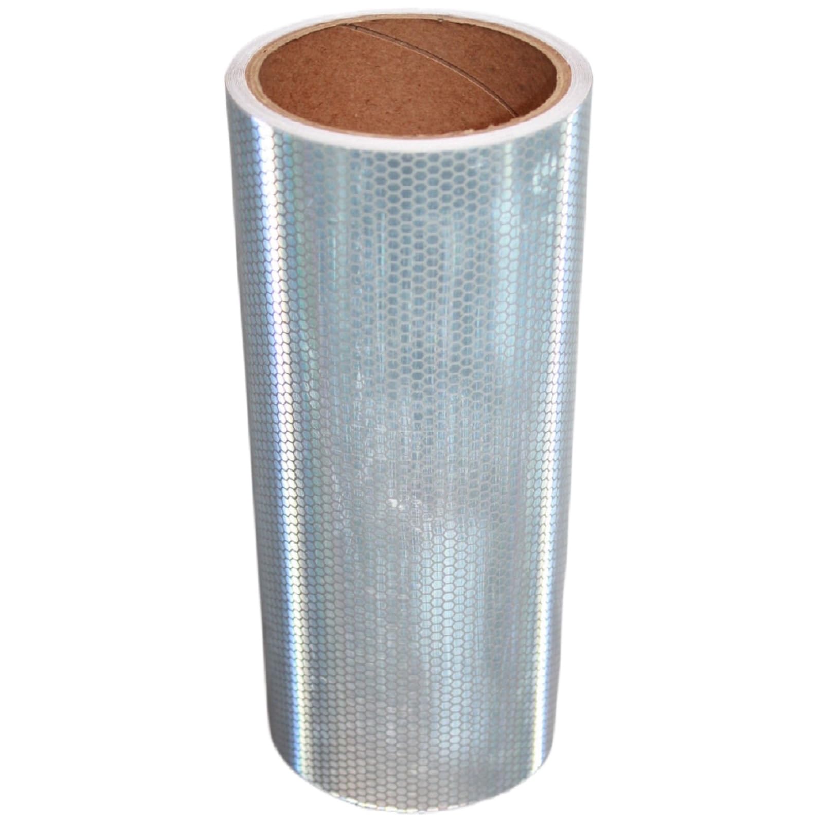 tuyrchu Silver Reflective Tape 8 inch Wide for Stairs, High Intensity Level Reflector, Outdoor Waterproof Warning Tape (10 Feet)