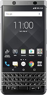 BlackBerry KEYone 32GB BBB100-1 - 4.5" Inch Factory Unlocked LTE Smartphone (Silver) - International Version - No Warranty...