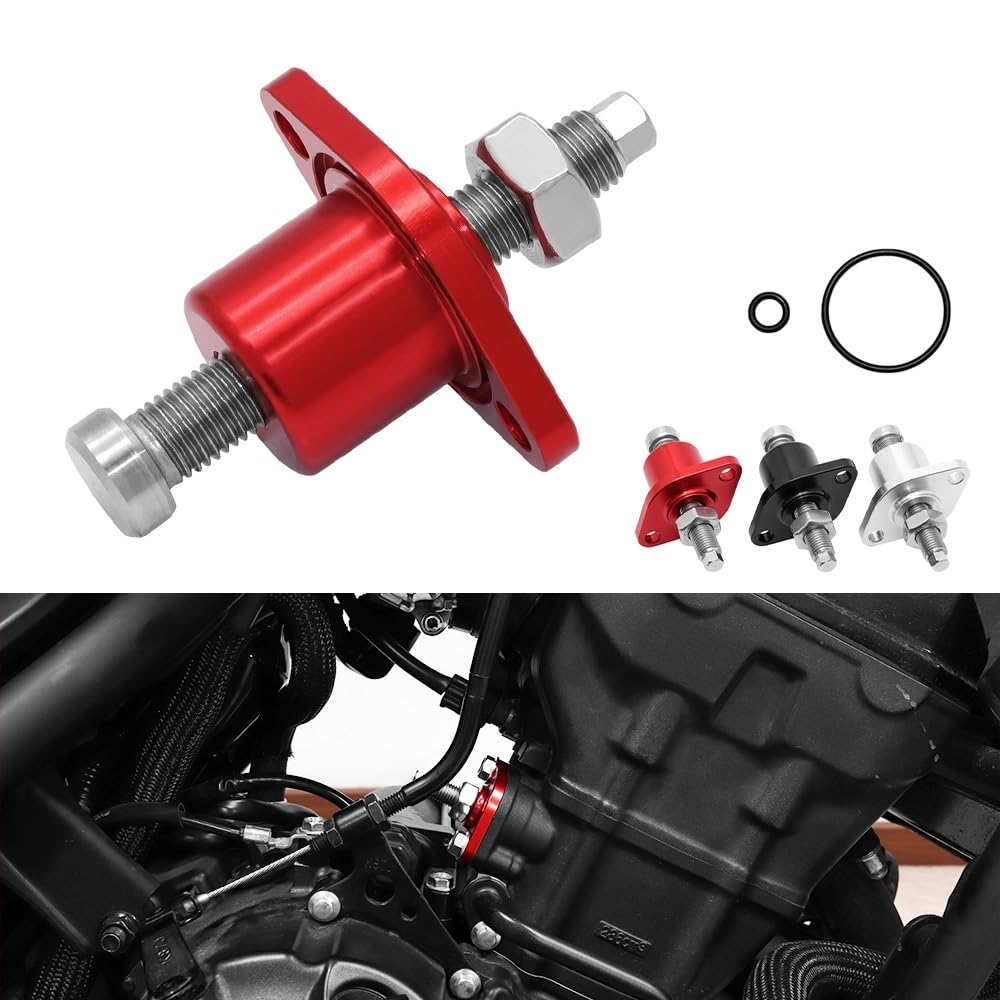 Generico Moto Cam Tendicatena Tendicatena Piccolo Regolatore Tendicatena for Ho.nda CRF 150 250 300 450 R/RB/RX/RL/X/L DKEKE(Red)