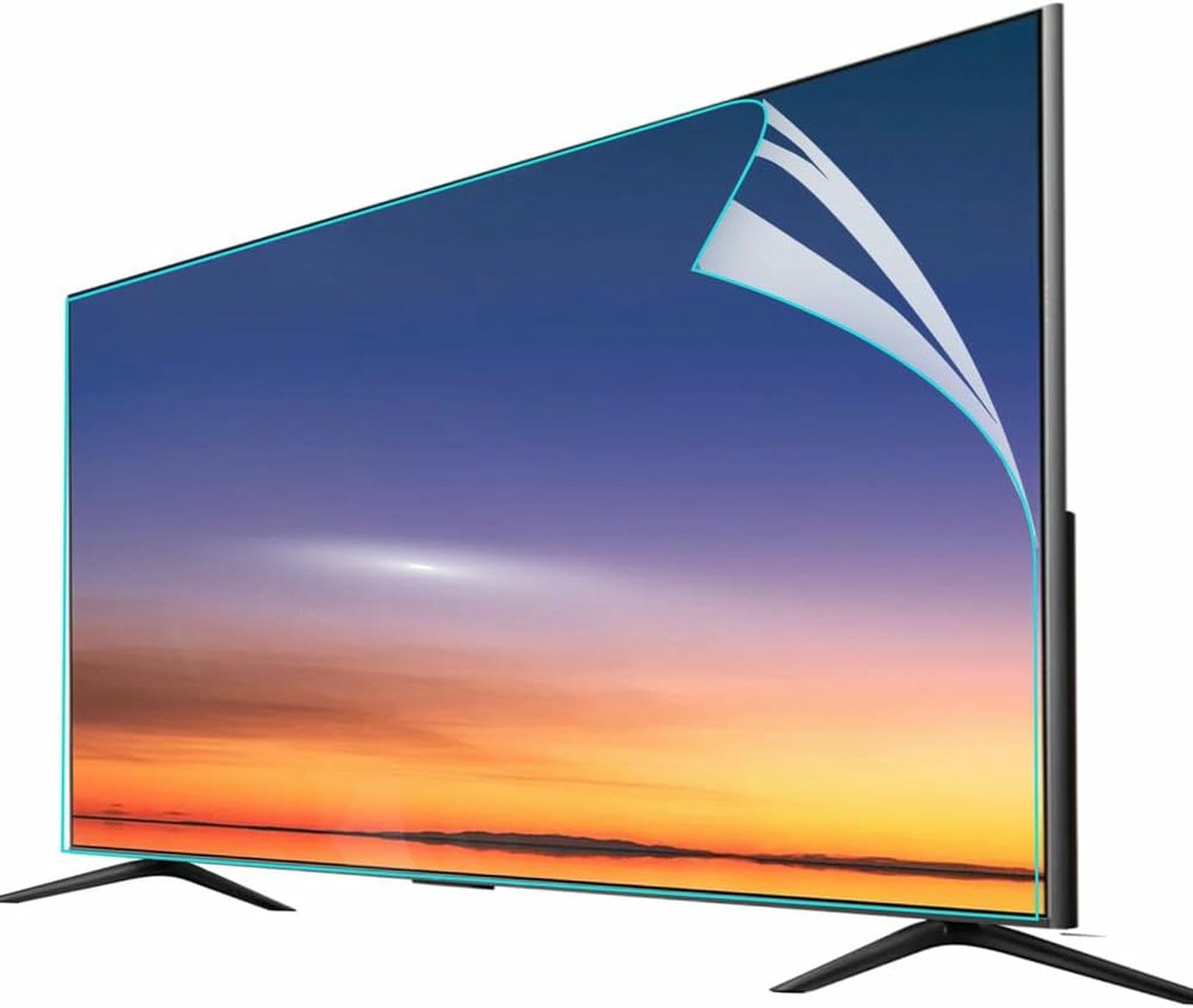 Folia ochronna do telewizora, 50-calowy, matowy filtr do użytku wewnątrz i na zewnątrz