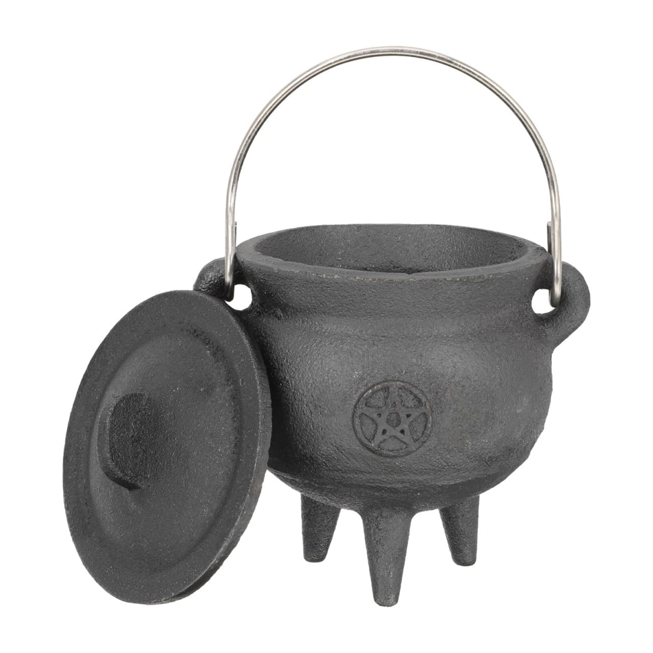 Acheter pot de sorcière en fer Housoutil couvercle décoration Halloween maison