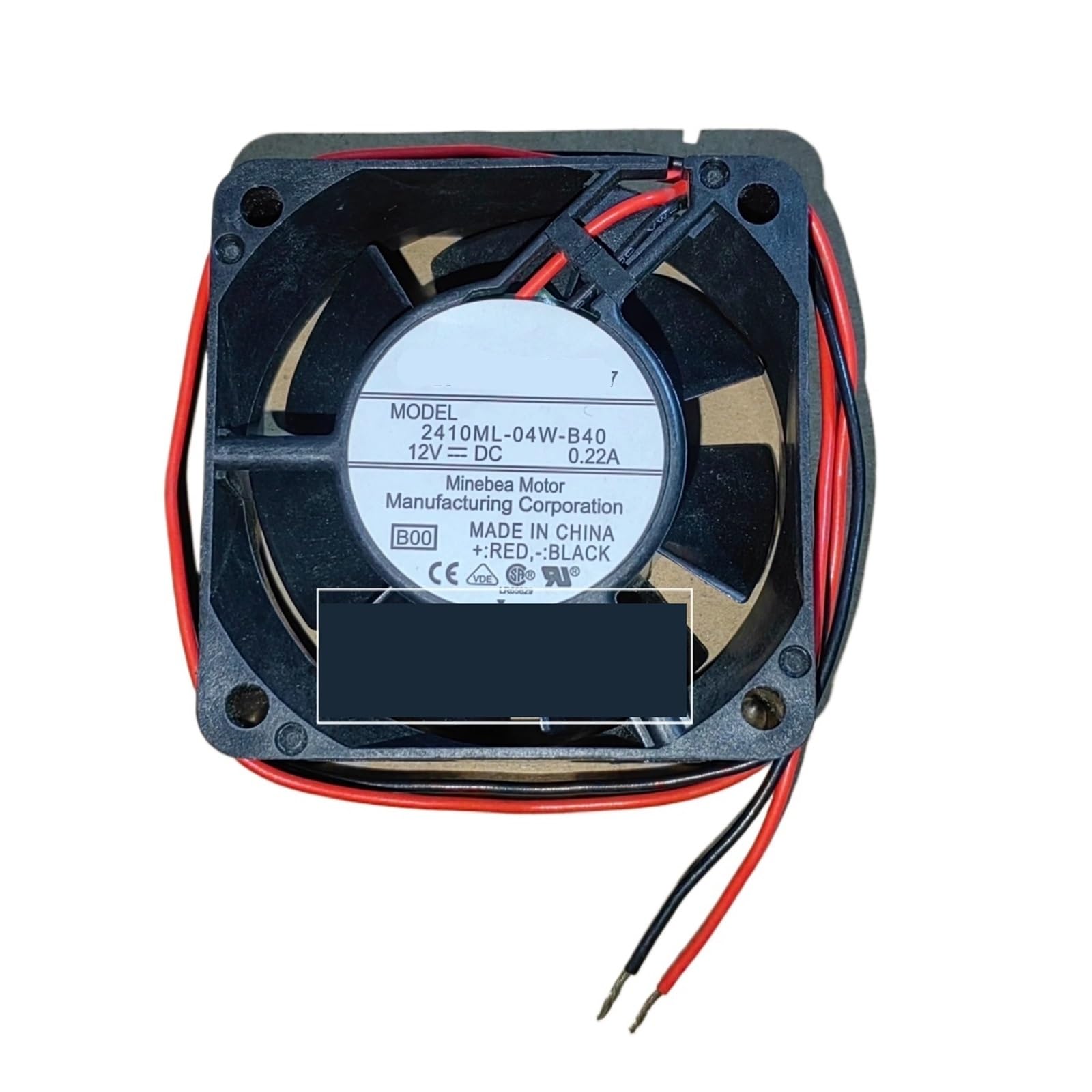 TYHUJKKL 2410ML-04W-B40 6025 12V 0.22A two-wire cooling fan