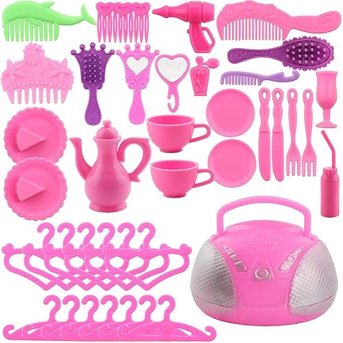 Miniatura 2 de SOTOGO 110 Pieces Doll Clothes and Accessories for 11.5 Inch Girl Doll Different Occasions Include 20 Pieces Handmade Doll Outfits Fashion Doll