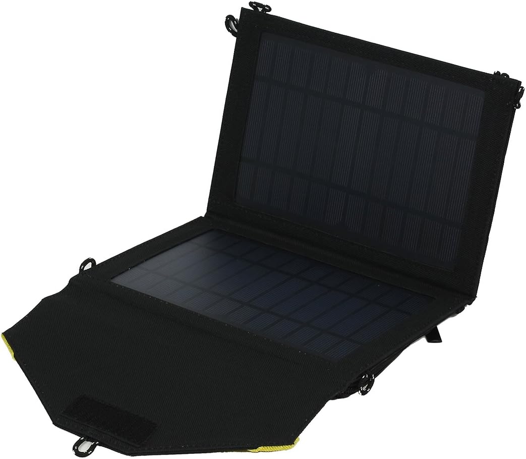 7W One Port Foldable Solar Panel Charger for Smart Pad Black (id: 1f2 403 8b4 5d8 f76