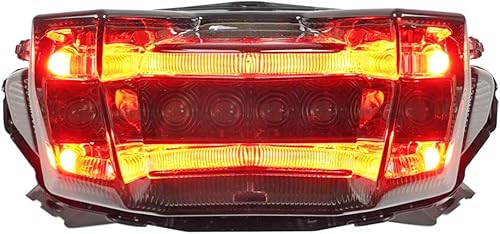 Luces traseras LED secuenciales integradas con lente ahumada para Yamaha FZ-09 MT-09 2017-2020