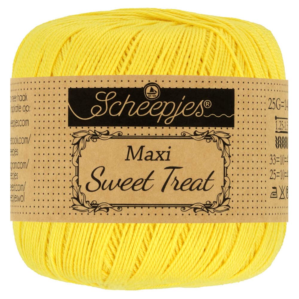 Scheepjes Maxi Sweet Treat 280 Lemon Yarn - 10x25g