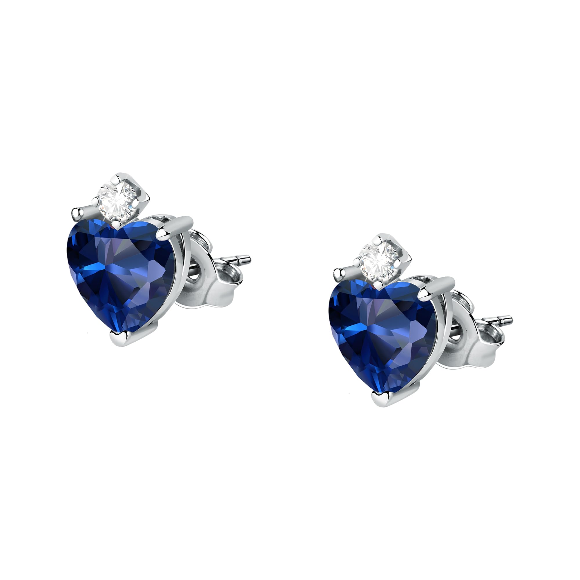 Morellato Orecchini Donna in Argento 925‰, Zirconi, Collezione Tesori, Cuore - SAIW162