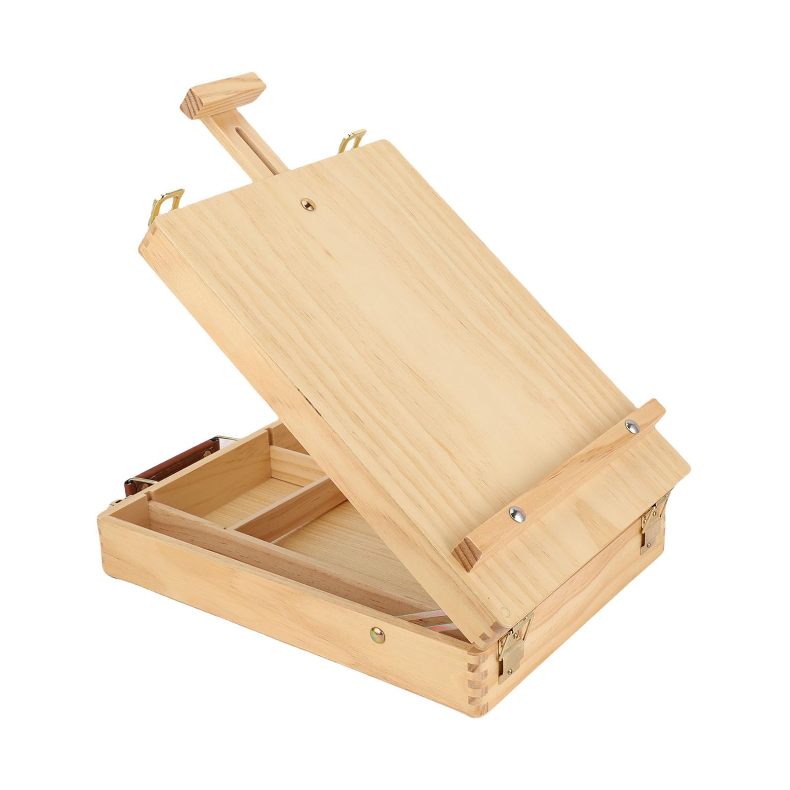 Jeffergarden Caballete de Arte de Mesa de Madera, Caja de Bocetos