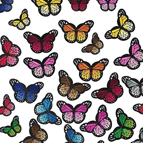 Aweisile 27 Pezzi Butterfly Embroidery Farfalle