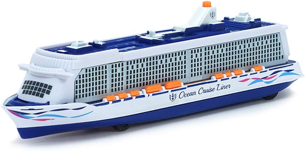 Ocean Cruise Liner Model Diecast Metal Toy Ship with Sound Light Effects 20 cm 8 in