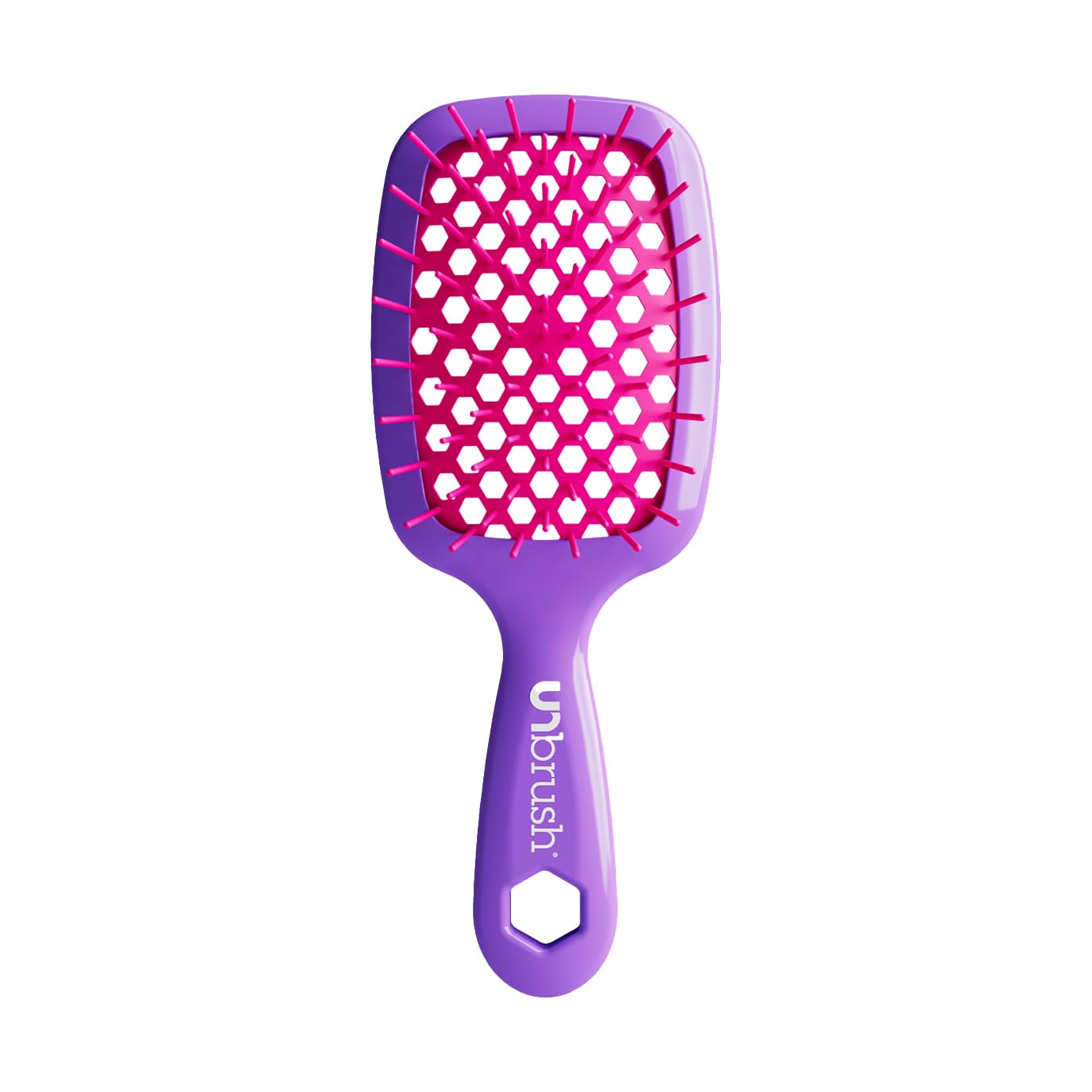 UNbrush Detangling Hair Brush Mini Neon