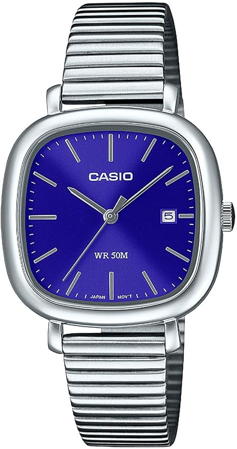 Amazon | カシオ B166D 腕時計, シルバー, 36.7 x 30 x 7 mm, LTP