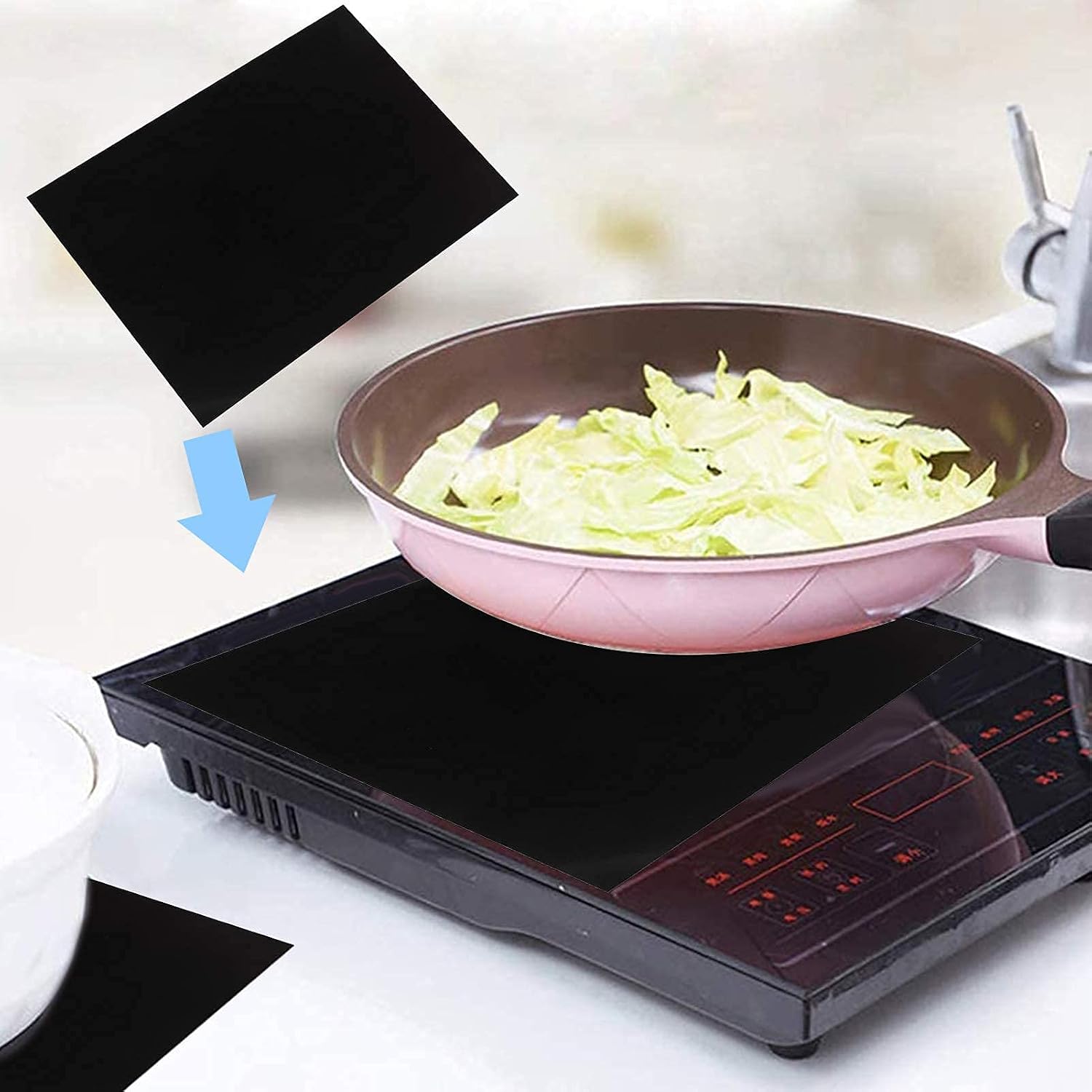 Electric Induction Cooktop Protector Mat Anti-Slip mat Silicone Cook Top Scratch Protector Cover Countertop Cooker Stove - Image 5