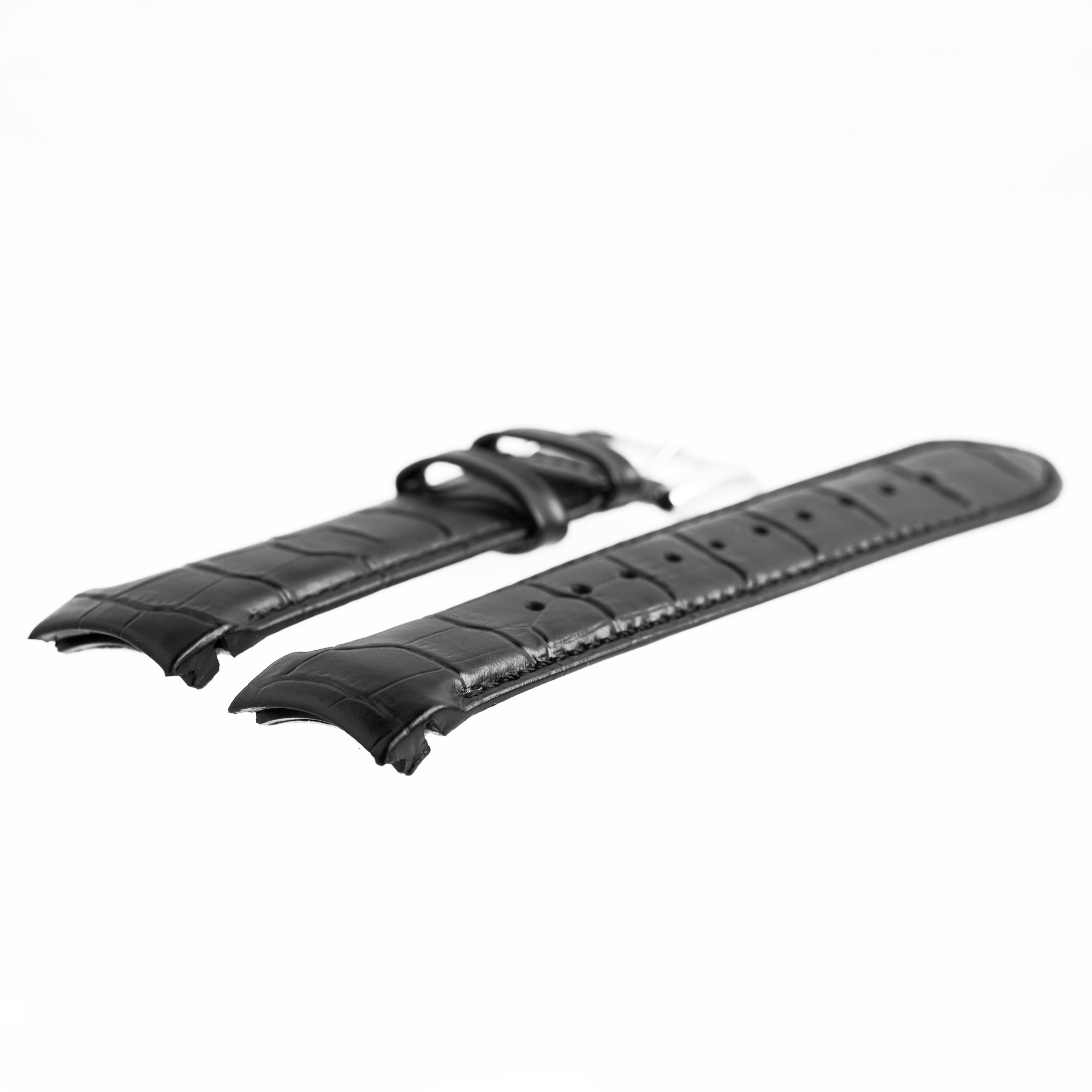 HUGO BOSS Uhrenarmband 22mm Leder Schwarz - 659302482