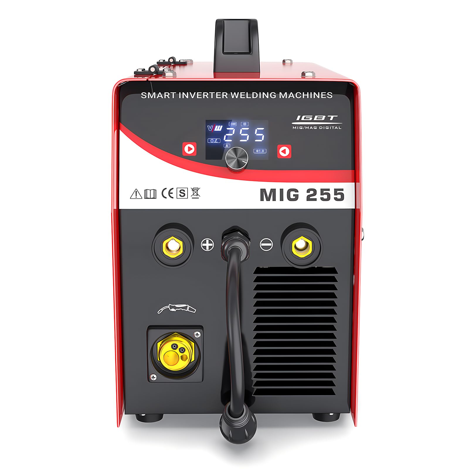 VECOR WELDING Soldador MIG MAG 255A, Máquina de Soldadura MIG con Gas