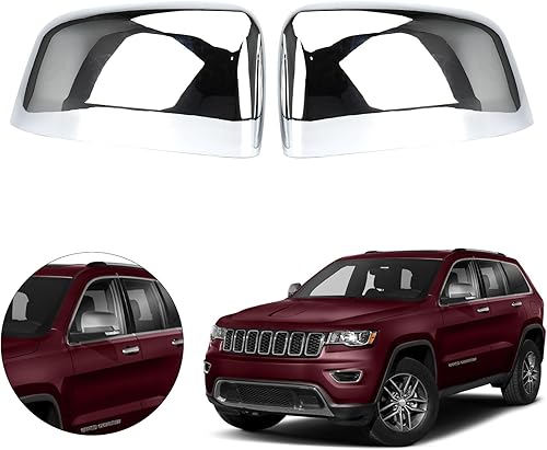Vista 28 de Funda de repuesto directa negra brillante para Jeep Grand Cherokee 2011-2021 y Dodge Durango 2011-2025, estilo de reemplazo directo,