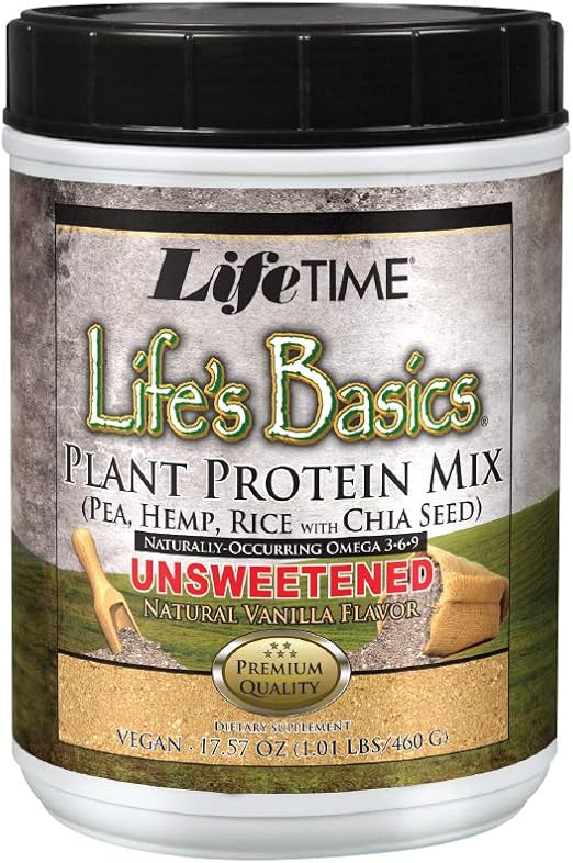 Lifetime Lifes Basics Plant Based Protein Powder