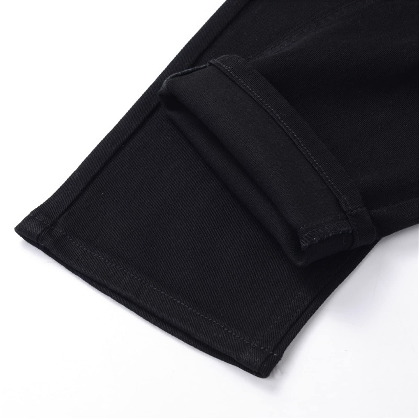 WFEI Pantalones Vaqueros de Moda para Hombre, Pantalones Vaqueros Holgados de Talla Grande, Pantalones Vaqueros de Gran tamaño para Hombre