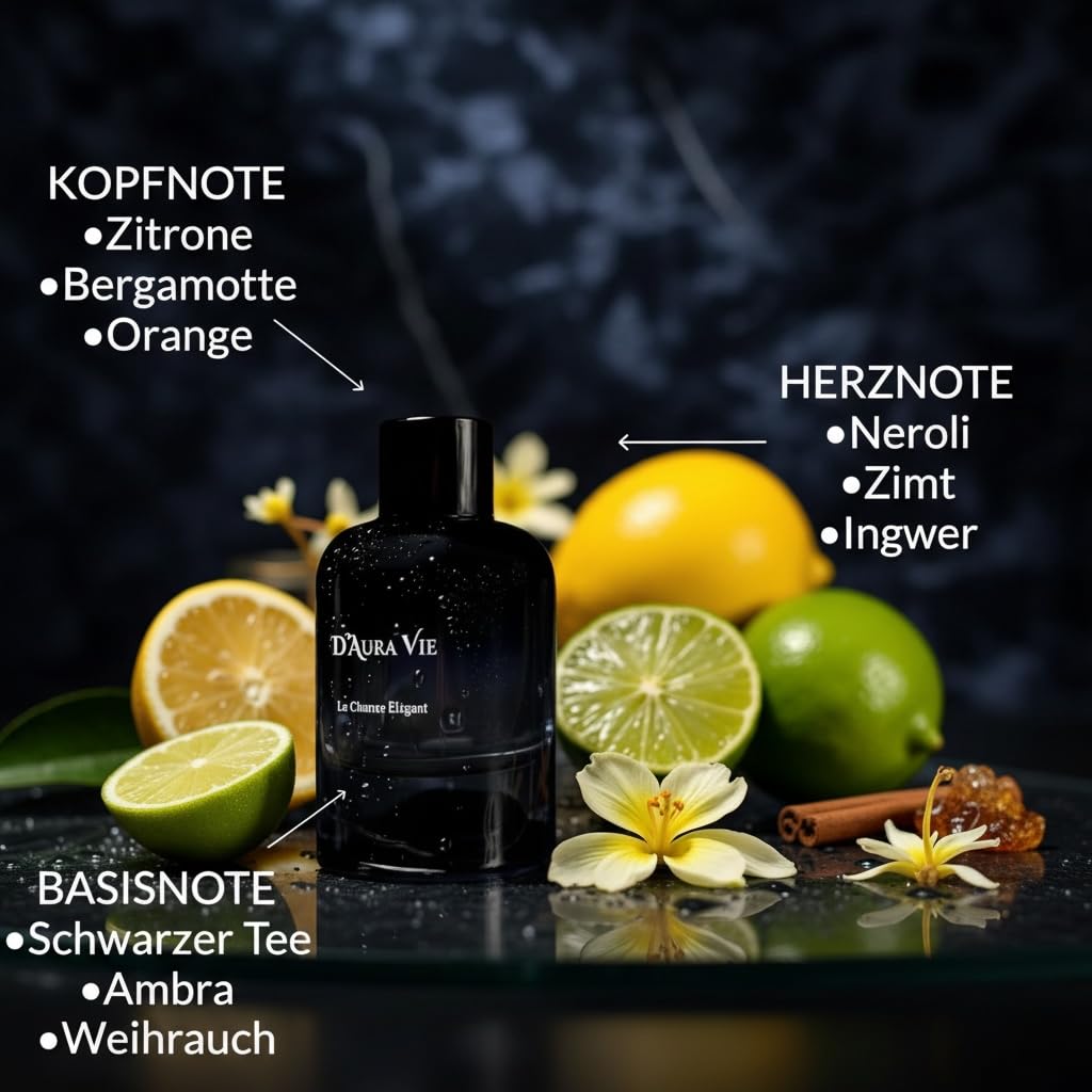 D’Aura Vie, Le Charme Élégant, Hochwertiger Duft für den Mann