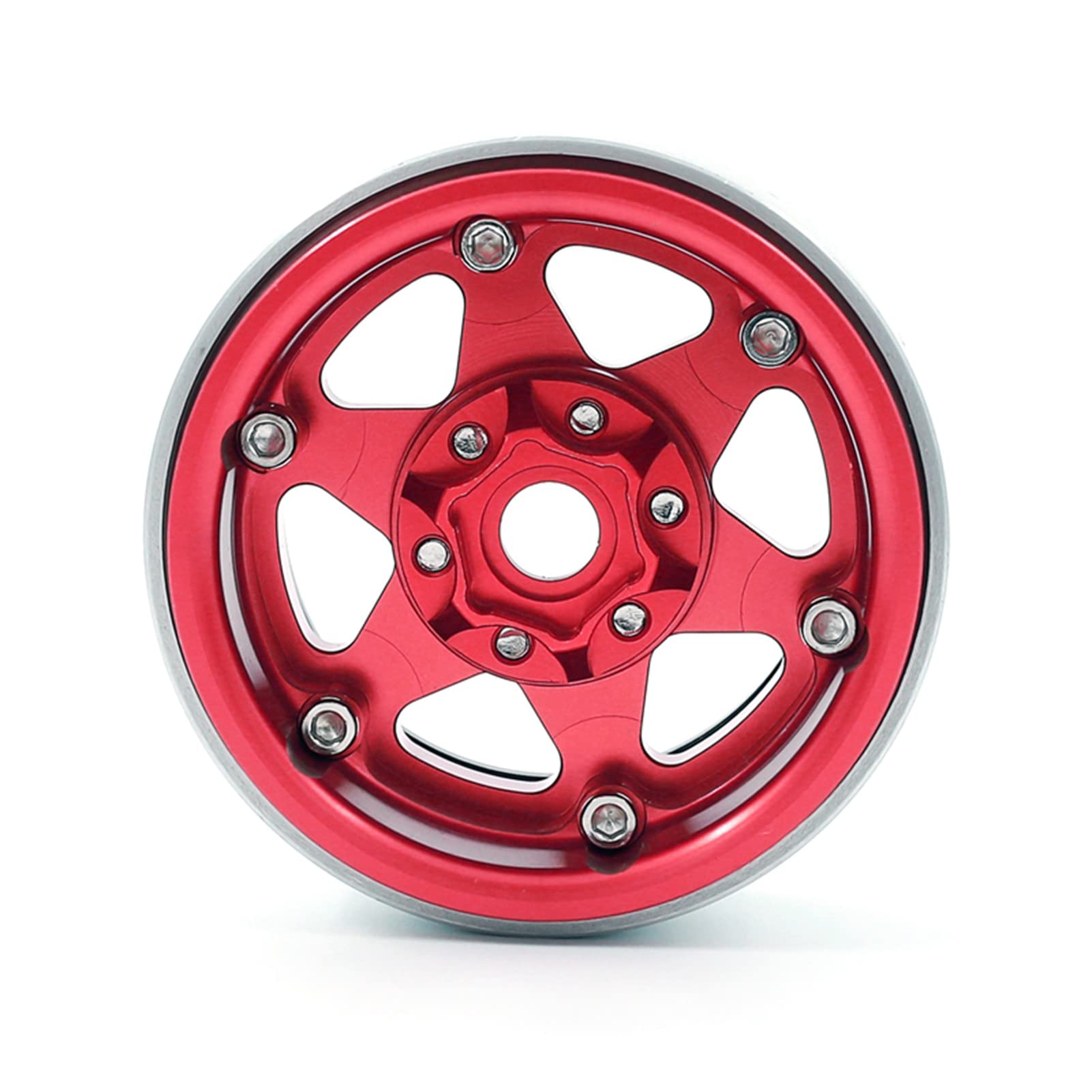 4er-Set 4,8 Cm Aluminium-Beadlock-Radnaben – 1,9 Zoll – Für 1/10 RC Crawler – Kompatibel Mit TRX4, SCX10, SCX10 III, Tamiya & MST – 12 Mm Sechskant
