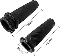 Vista 2 de 1 Pair 1" Motorcycle Hand Grips Fit for Suzuki Marauder 800 VZ800 2001-2004