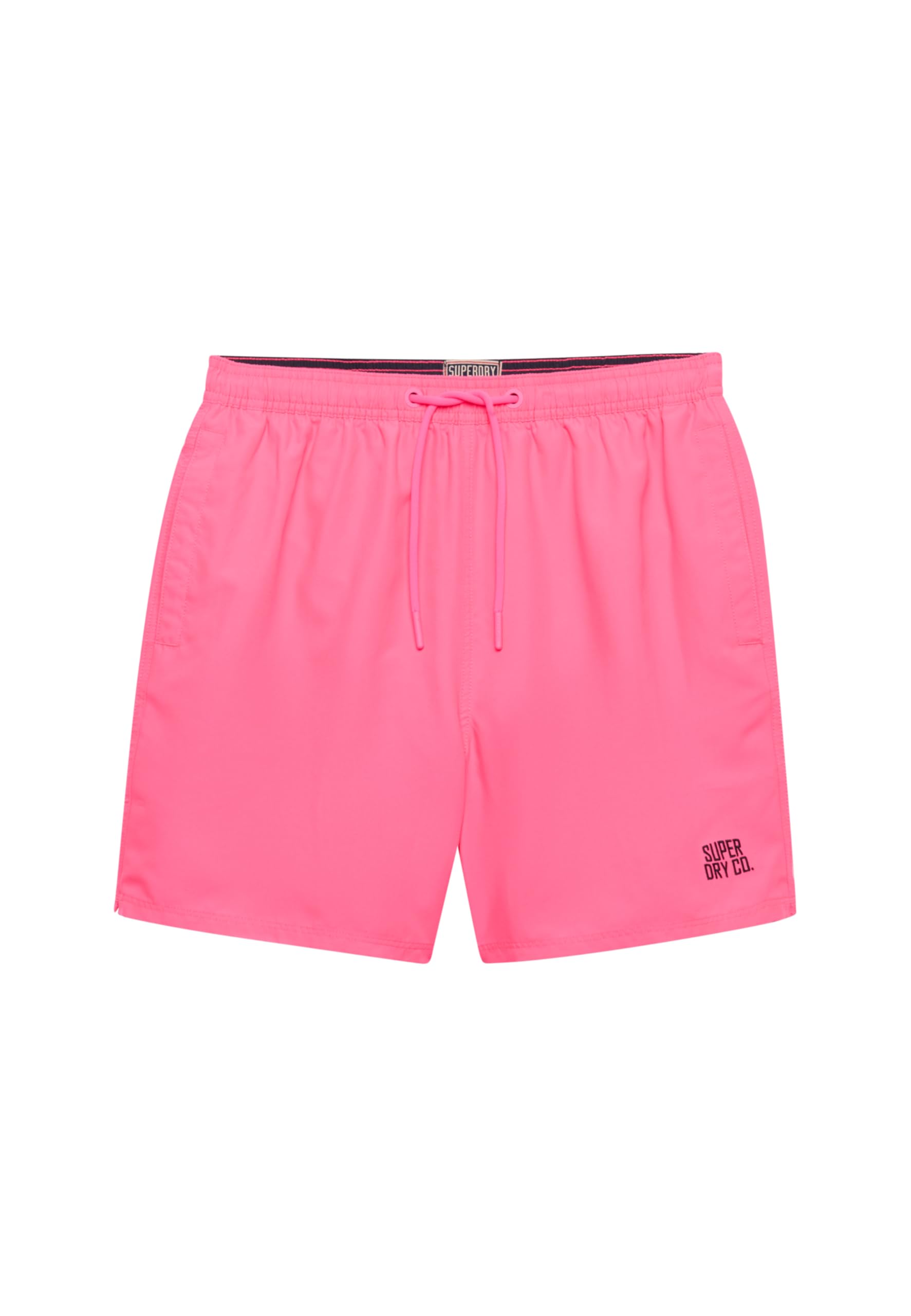Superdry Unisex Pink Fluo Essential 16 Swim Short Briefs, M