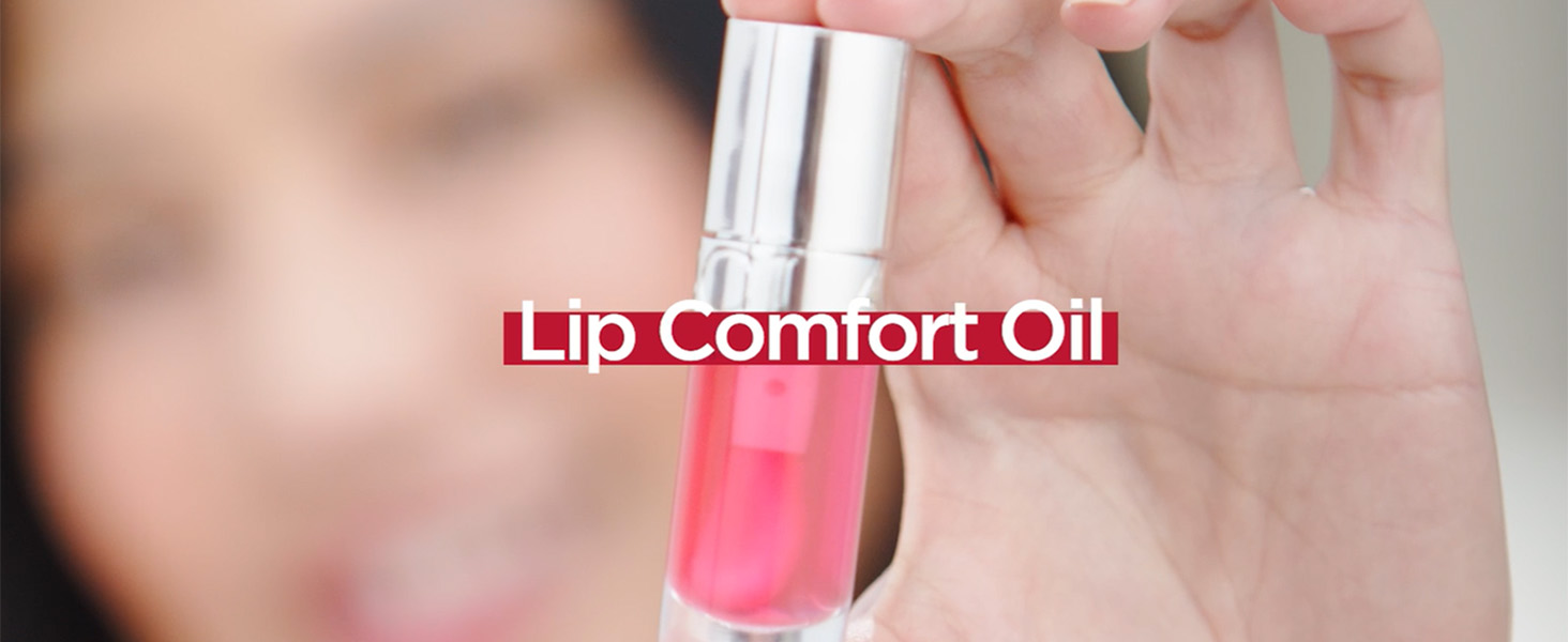 Clarins Lip Comfort Oil | Hydrating, Nourishing and Moisturizing Lip Oil | Sheer, High Shine Finish | Soothes, Comforts and Protects Lips | Visibly Plumps | 93% Natural Ingredients | 0.2 Ounces