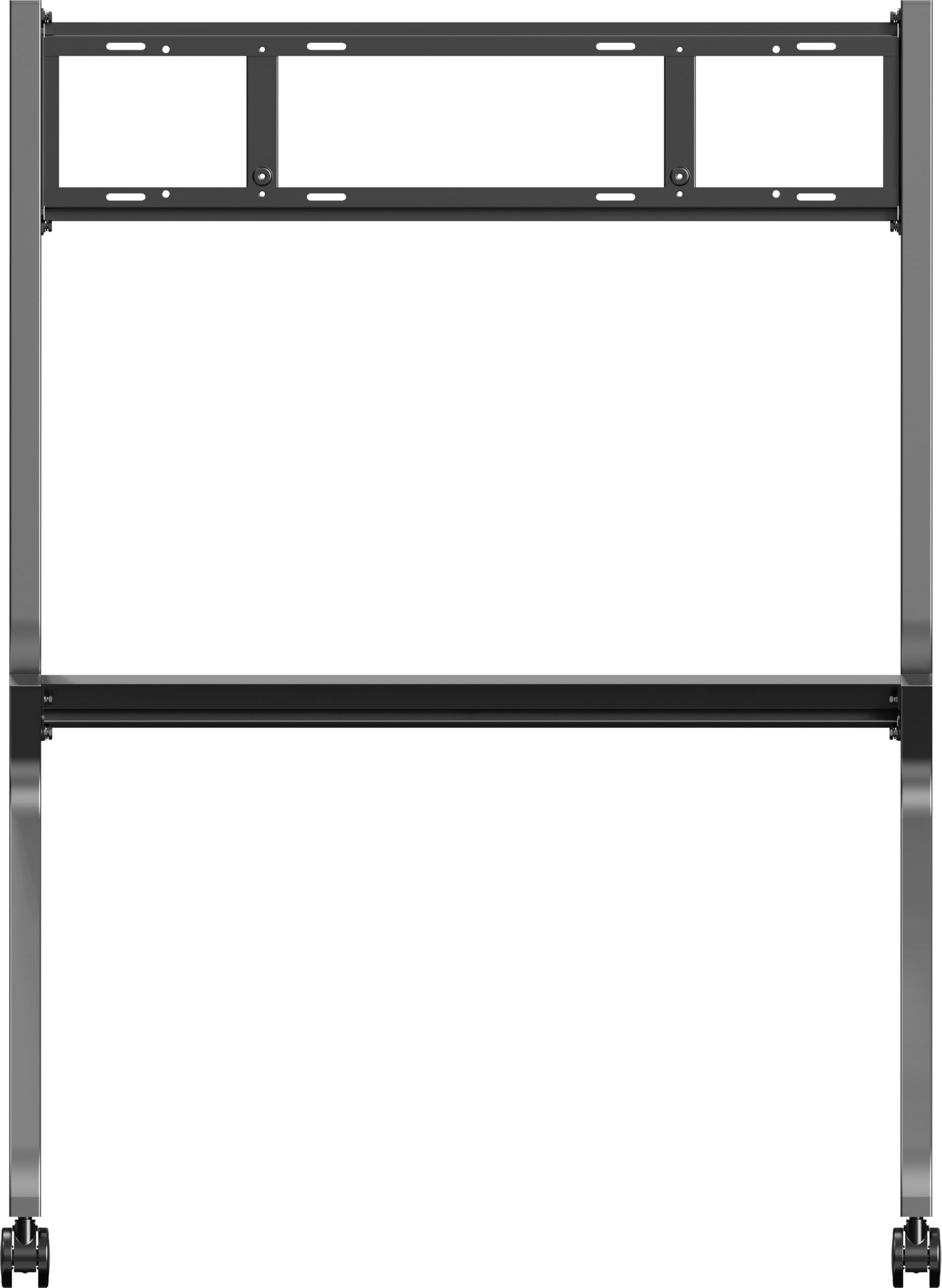 iiyama MD-CART02-S1 Mobiler Rollwagen mit Zubehörfach für (interaktive) Großformatdisplays bis 86"