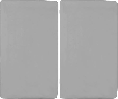 Miniatura 62 de American Baby Company Paquete de 2 sábanas bajeras de 100 % algodón de 18 x 36 pulgadas, compatible con moisés Mika Micky, blanco, suave