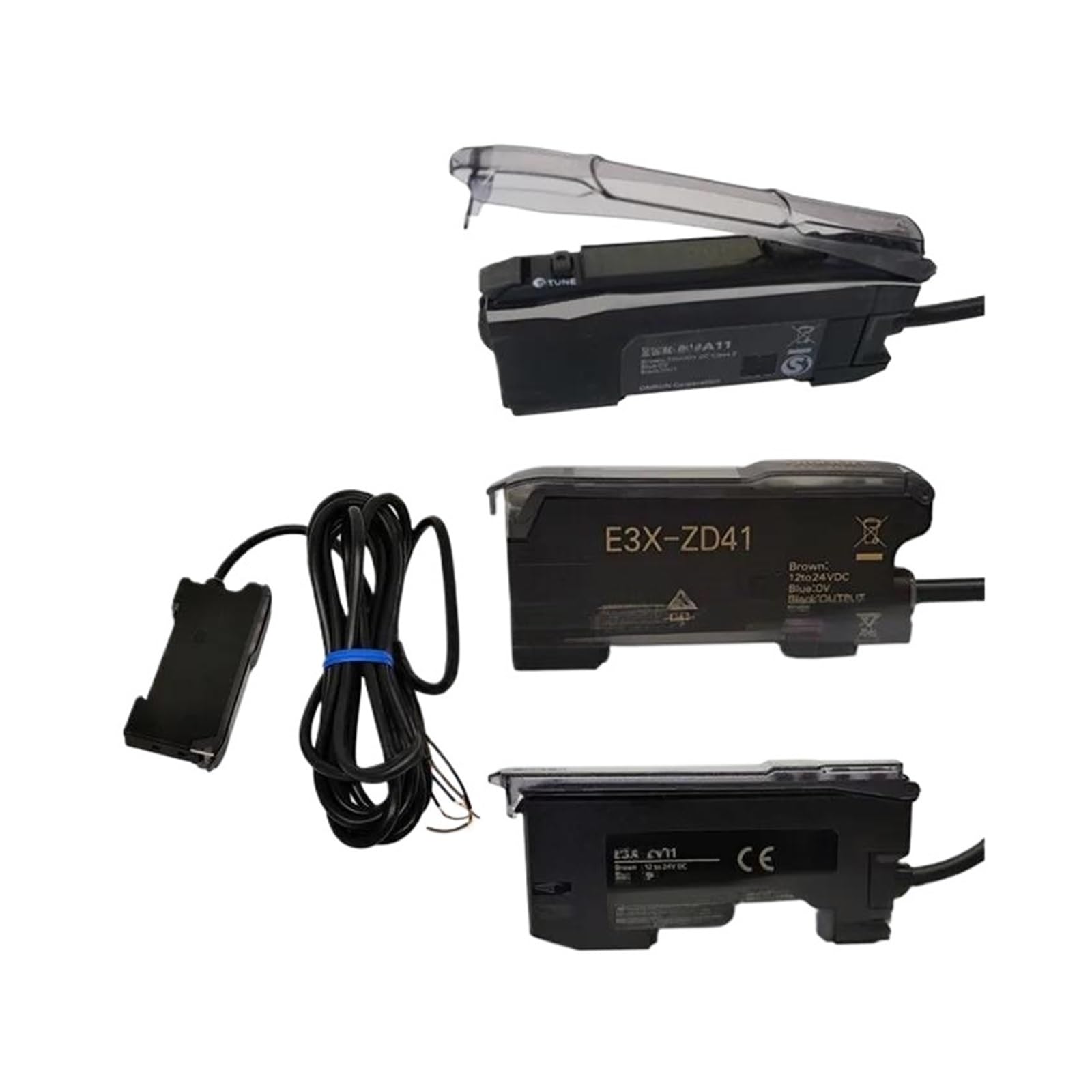 CXFCIHFT 1pcs Fiber Amplifier E3NX-FA11 FA21 PhotoSwitch E3X-NA11 NA41 ZD11 ZD41 ZV11 ZV41 HD10 HD11 HD41(E3X-HD11)