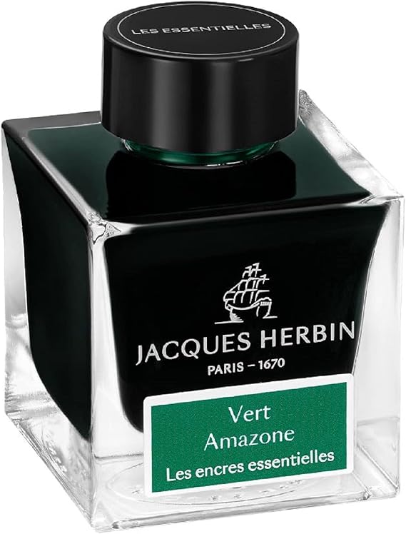 Jacques Herbin Essential Ink 50ml Green Fountain Pen Ink