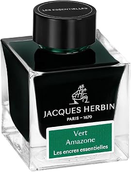 Jacques Herbin Essential Ink 50ml Green Fountain Pen Ink