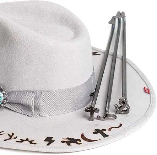 Kit de hierros para marcar de acero mini de 1" con personajes surtidos para sombreros, grabado en madera, manualidades para principiantes y adultos