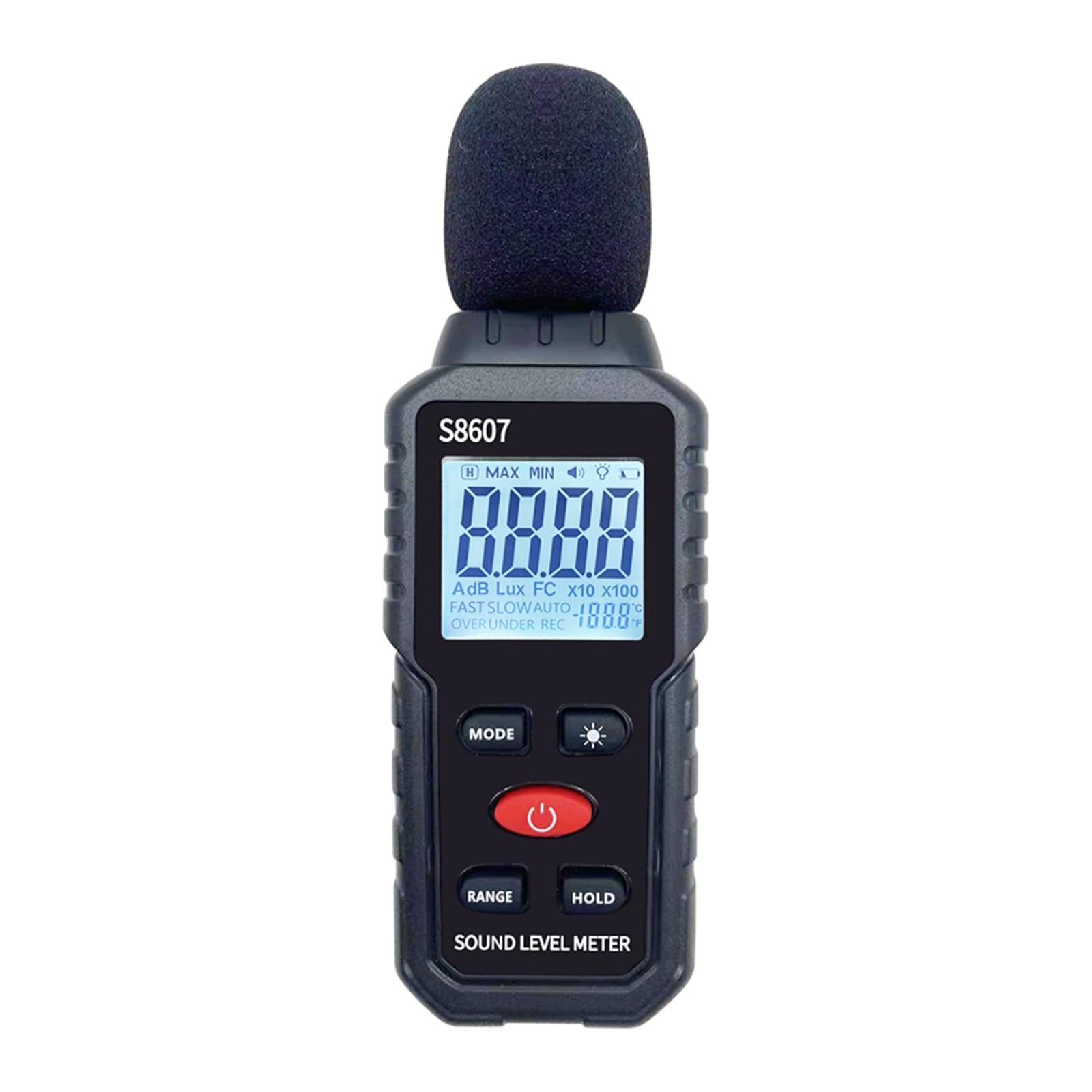 Decibel Meter, Digital 30~130dB Decibelimeter dB Meter Sound Level Measure Noise Decibel 0.1 Professional