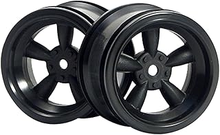 HPI Racing 3821 Vintage 5-Spoke 31mm Black 6mm Offset Wheels (2-Piece)