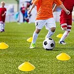 Équipement d'entraînement de vitesse de l'échelle d'agilité Set-20ft Échelle d'agilité12 Cônes de football,4 Hurles, corde de saut, parachute de course