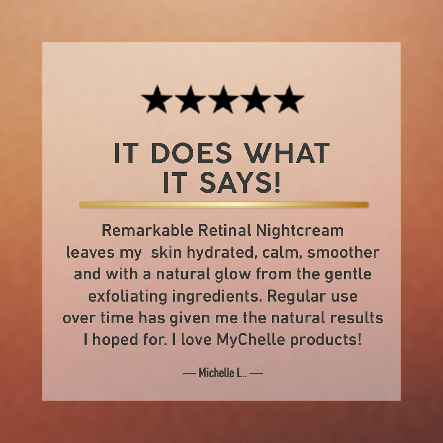 MyChelle Dermaceuticals Remarkable Retinal Night Cream Nutrient-Rich Moisturizer with Vitamin A Retinaldehyde for All Skin Types, Cruelty Free, Vegan, White, 1.2 Fl Oz thumbnail 4