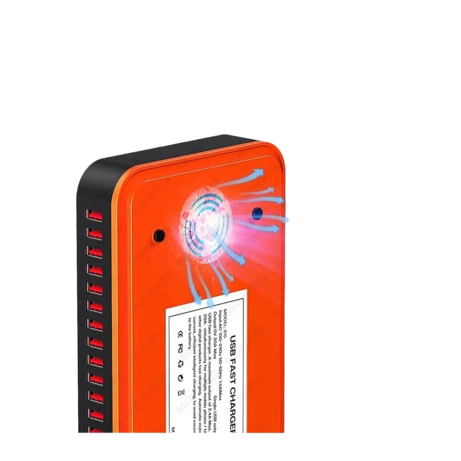 Ładowarka USB o mocy 100 W. 15-portowa stacja ładująca USB do wielu urządzeń
