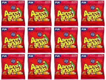 Fazer Aarrearkku Fruit & Salmiakki taste Gummy 12 Packs of 280g 9.9 oz