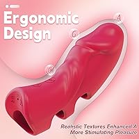 Vista 3 de Vibrador de dedo mini juguete sexual para mujeres, vibrador de punto G, estimulador de clítoris con 5 vibraciones, vibrador de bolsillo silencioso