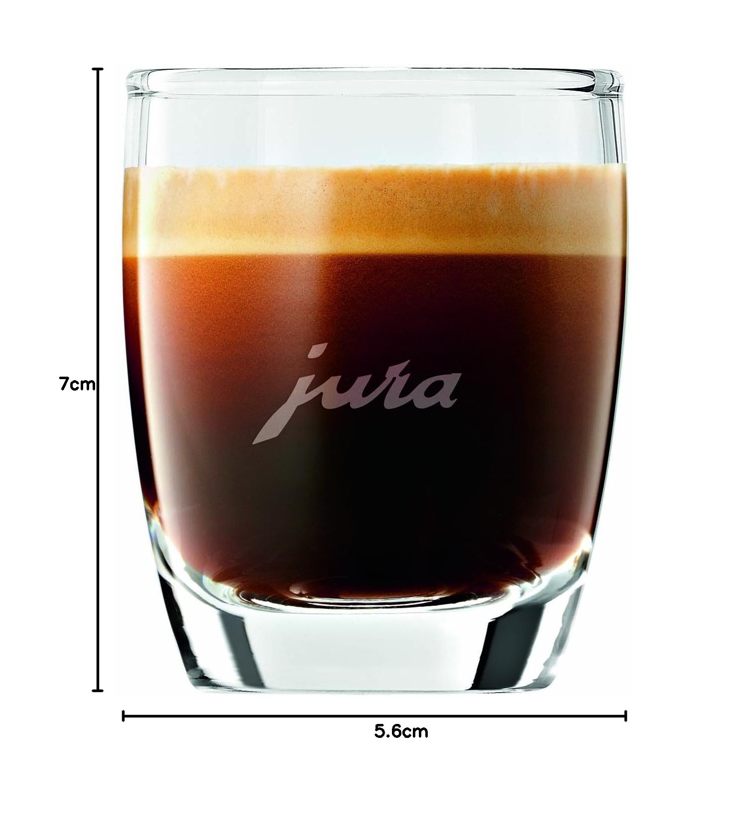 Jura 71451 szklanki do espresso, zestaw 2 szt