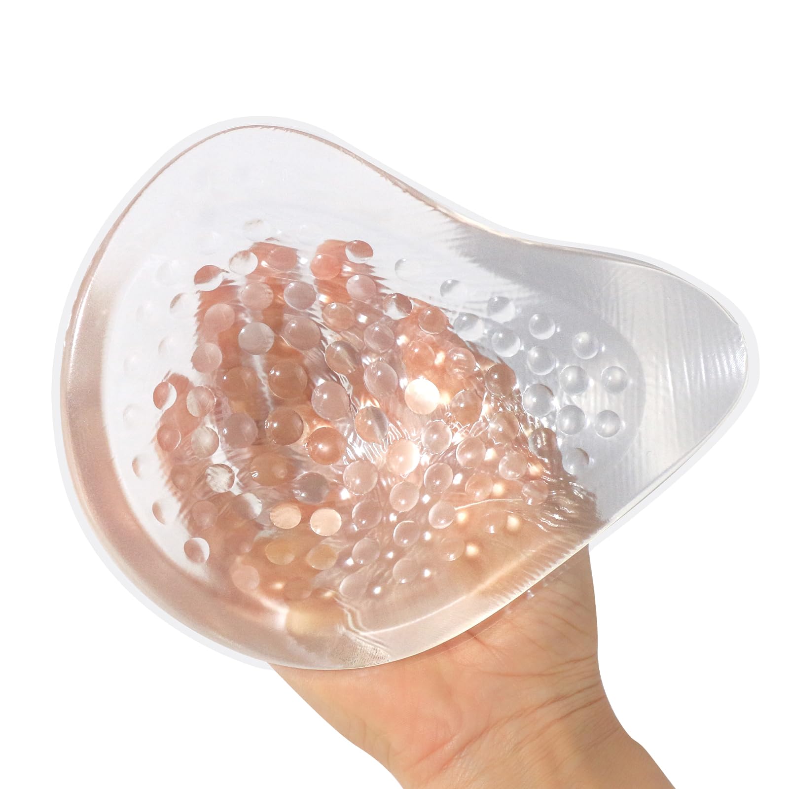Symmetrisch Mastektomie Prothese,Schwimmen Brustprothesen Konkave Brustform Postoperativ Silikon Brüste BH Einlagen für Damen Bikini(1 Stück)