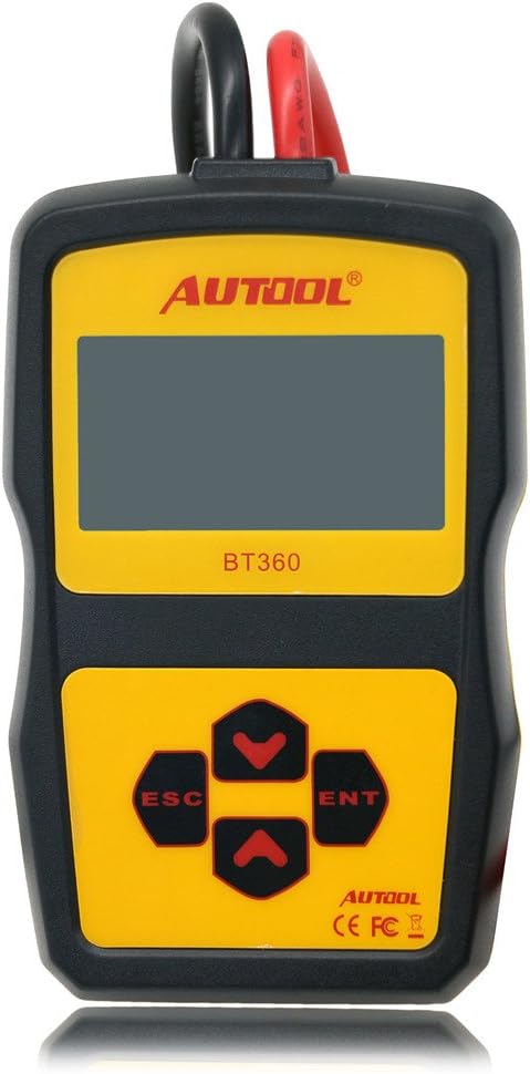 AUTOOL BT360 Car Battery Tester - 12V Load Tester, 100-2400 CCA Car Battery Checker and Analyzer for Trucks, Boats and More