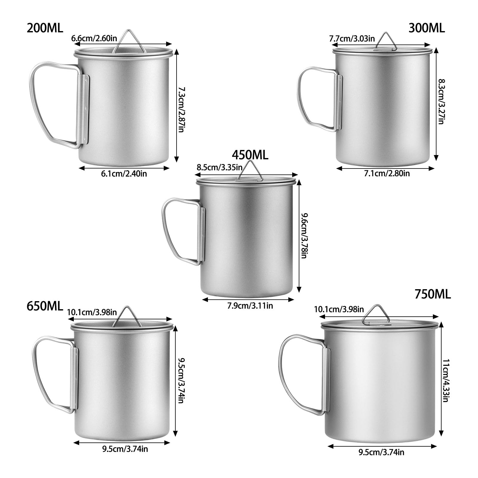 Küchen-Camping-Tasse mit Deckel, Touristen, Picknicks, Geschirr, Trinkgeschirr, Reisen, faltbar, Kaffee, Tee, Becher für Outdoor-Aktivitäten, Camping, Faltbecher