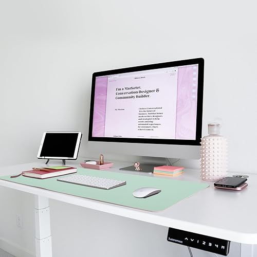 Miniatura 3 de Alfombrilla de escritorio, alfombrilla grande para mouse, alfombrilla de escritorio de oficina, alfombrilla de escritorio Protecor de escritorio,