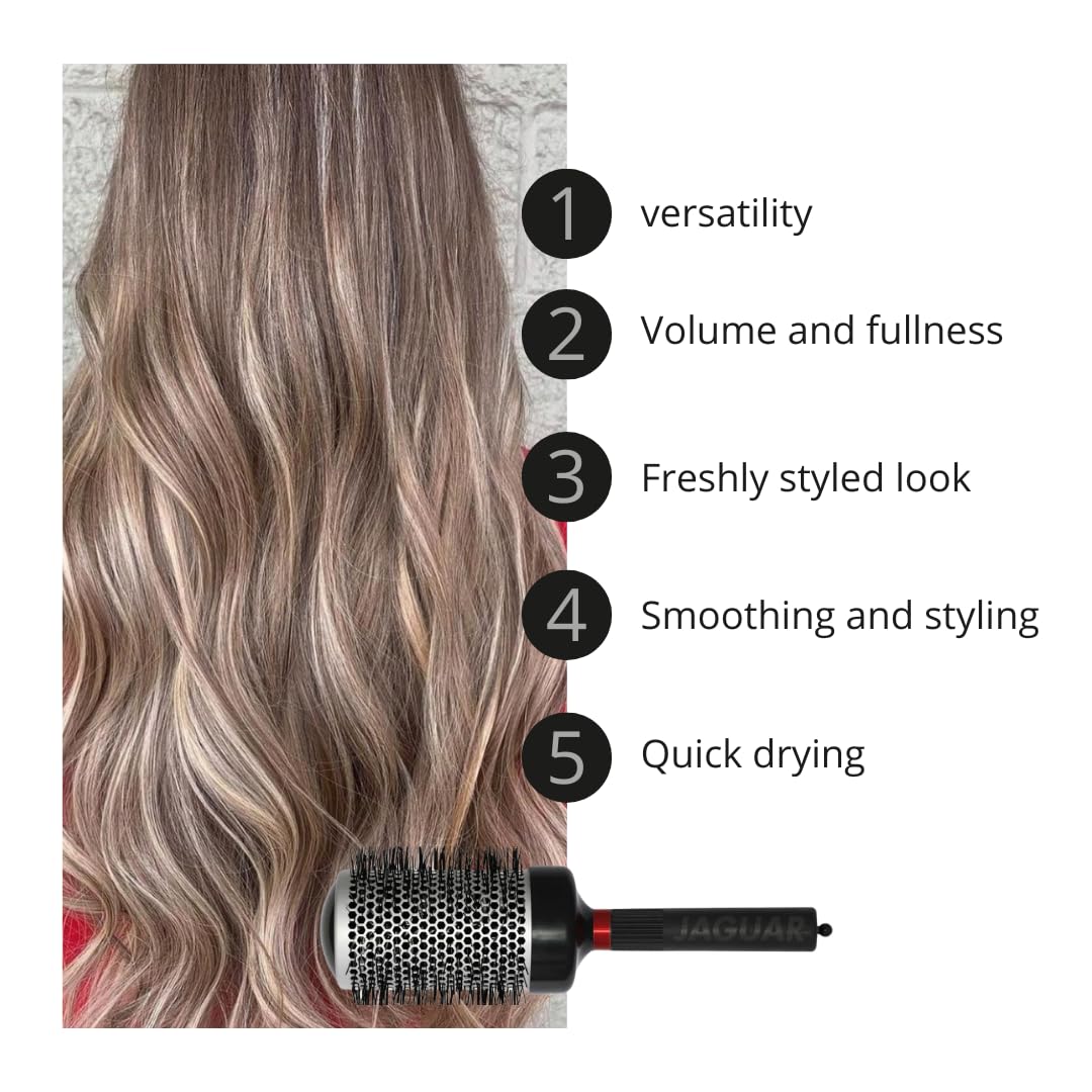 T Series Jaguar Hair brush (Black, T390 (53mm))